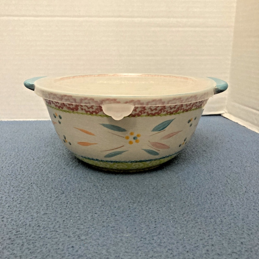 Temp-tations by Tara Old World Springfetti 1.5 Qt Mixing/Storage Bowl w/Lid